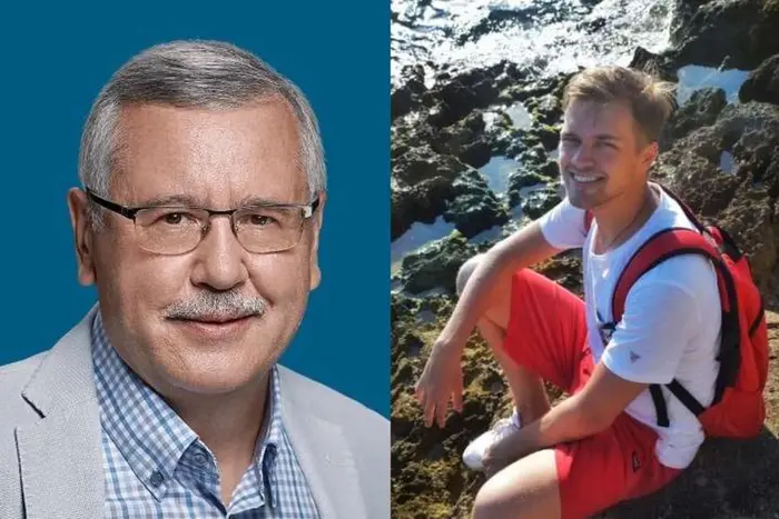 Były minister obrony Grycenko pochwalił się osiągnięciami syna