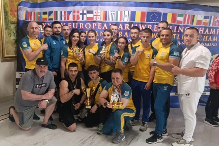 Украинские армрестлеры завоевали девять наград на чемпионате Европы