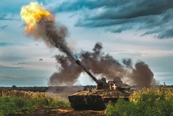 Karte der Kampfhandlungen in der Ukraine am 4. Mai 2025