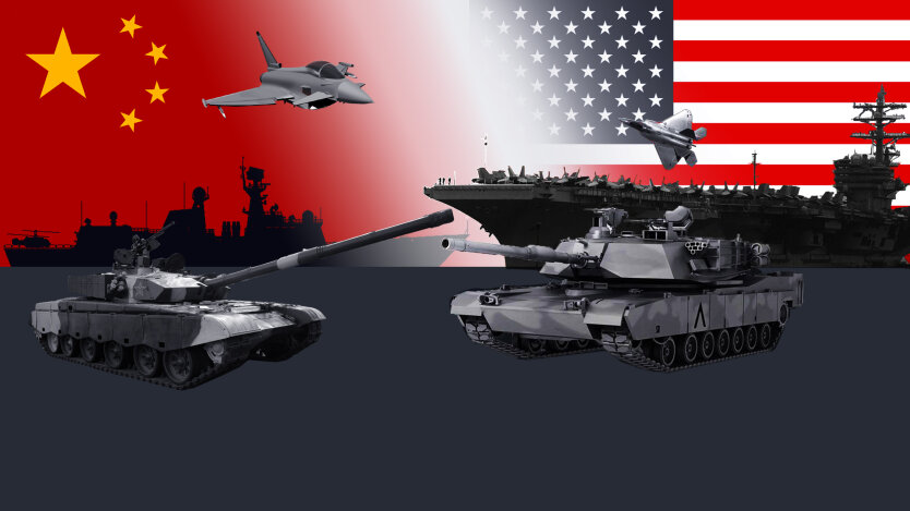US Admiral Meeting with Chinese Delegates